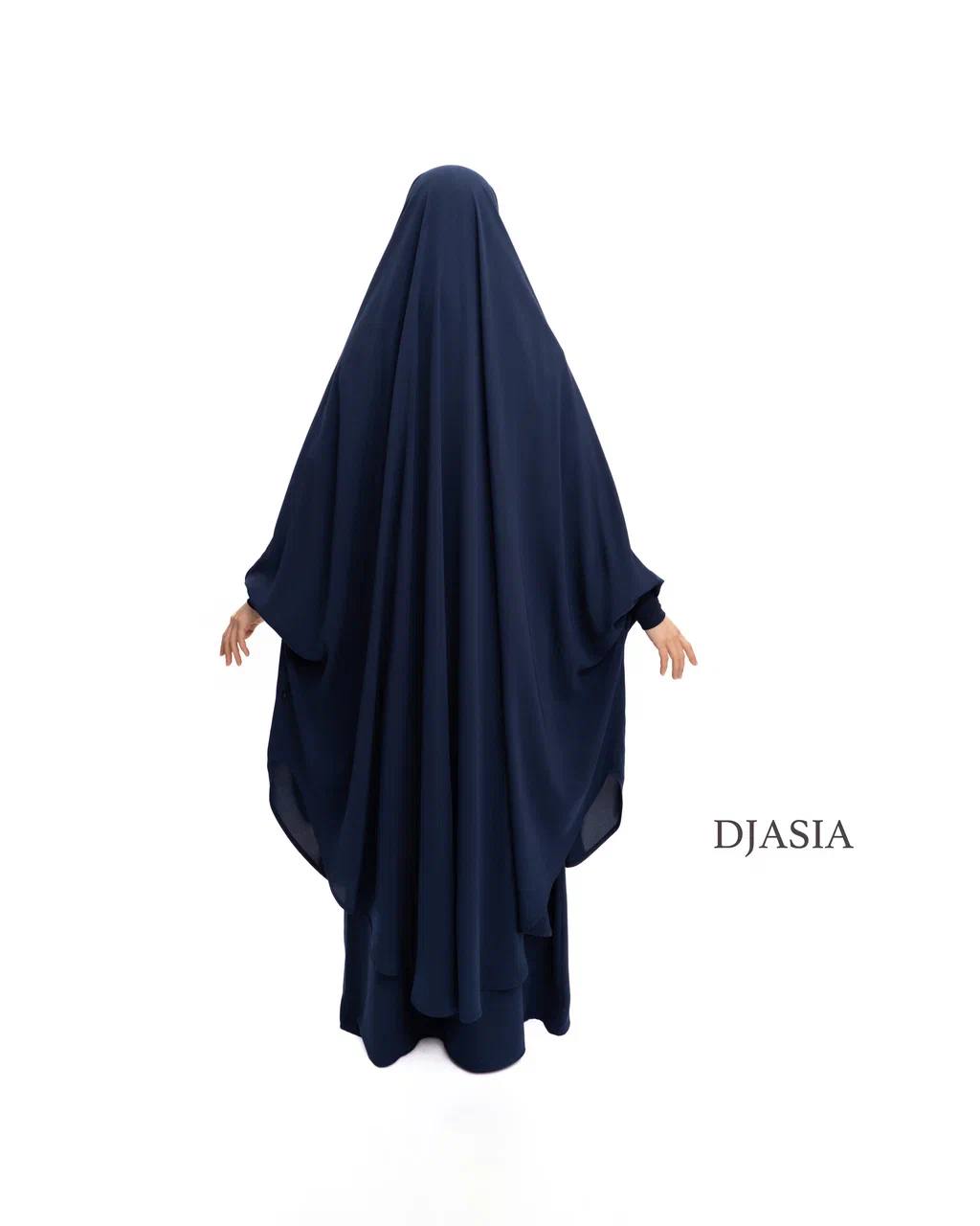 SET: Jilbab mit Rock - Medina Seide (Onesize)