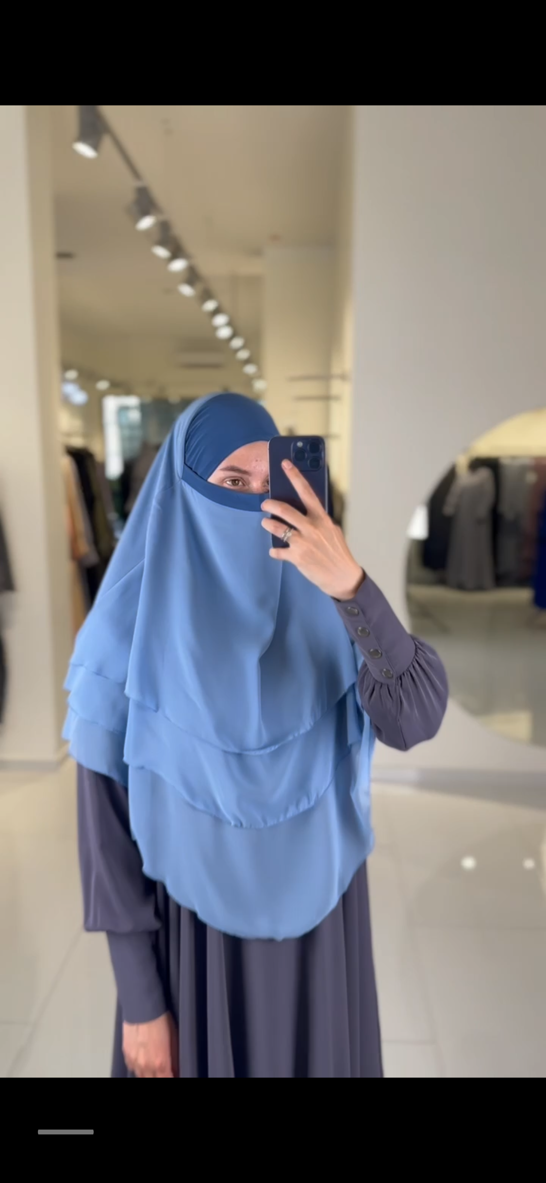 3-lagiger Khimar Chiffon