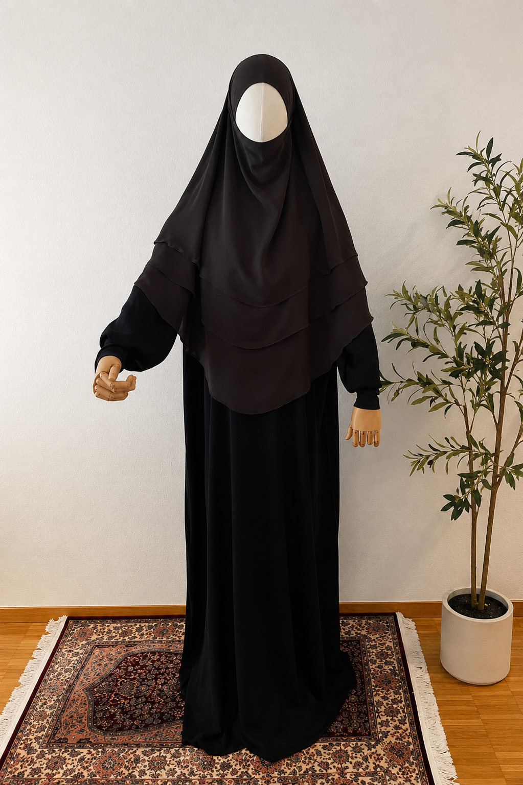 3-lagiger Khimar Chiffon
