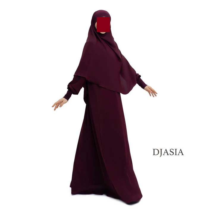 Abaya A-Linie - Abaya Seide