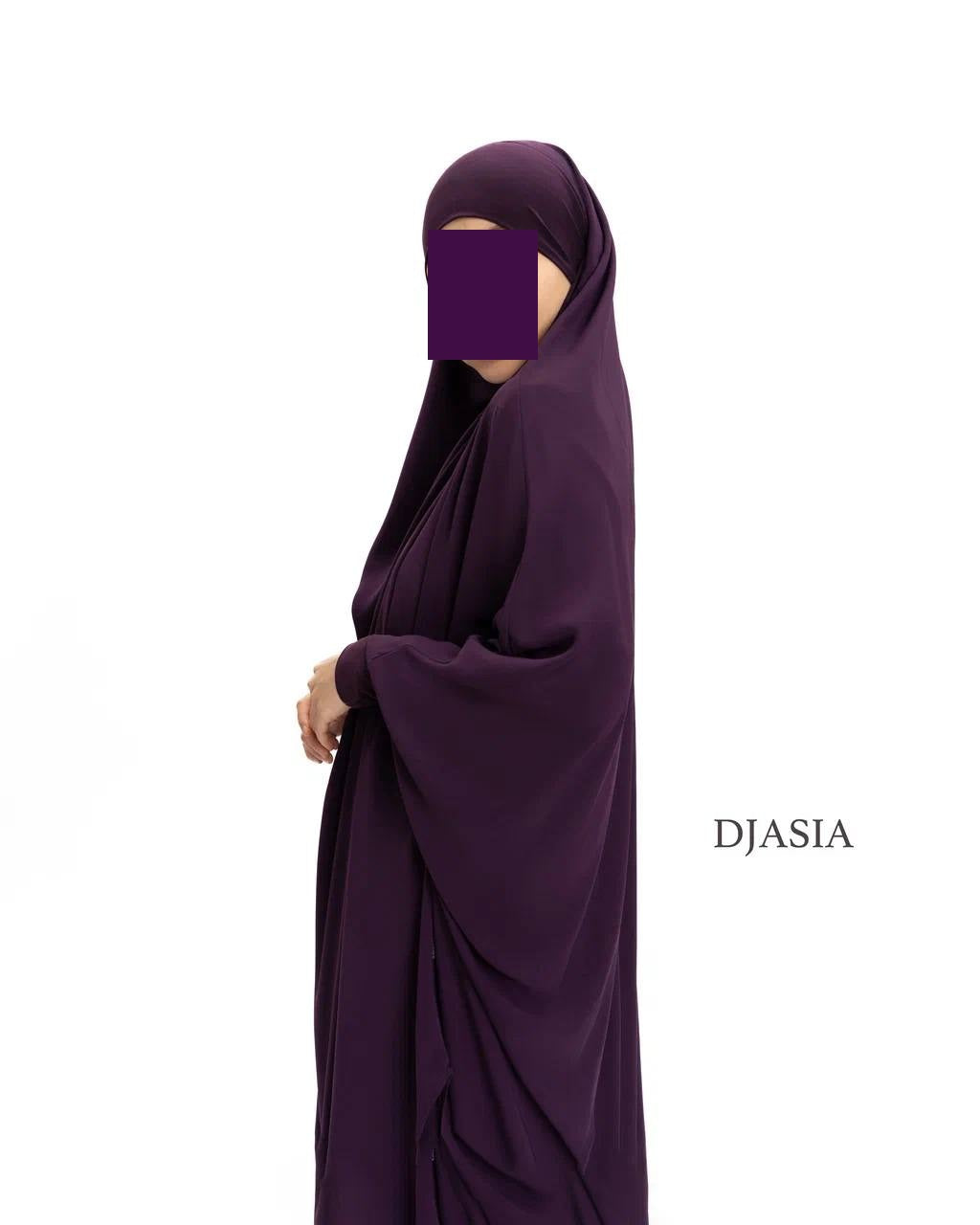 SET: Jilbab mit Rock - Medina Seide (Onesize)