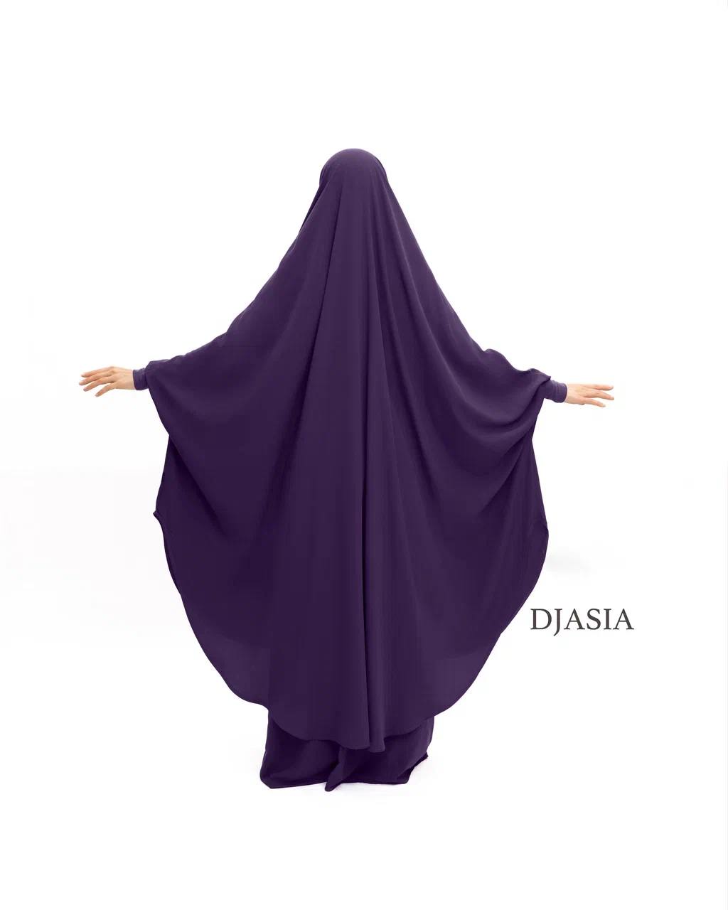 SET: Jilbab mit Rock - Medina Seide (Onesize)