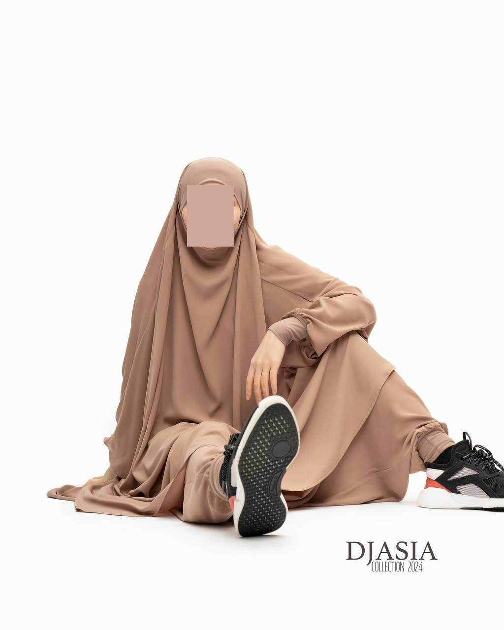 SET: Jilbab mit Hosen - Medina Seide