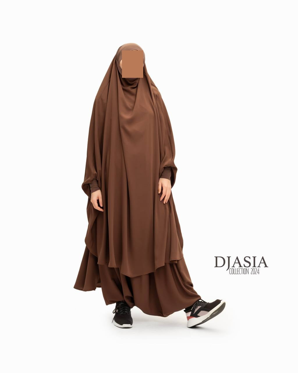 SET: Jilbab mit Hosen - Medina Seide