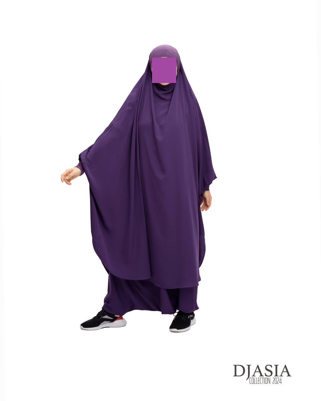 SET: Jilbab mit Hosen - Medina Seide