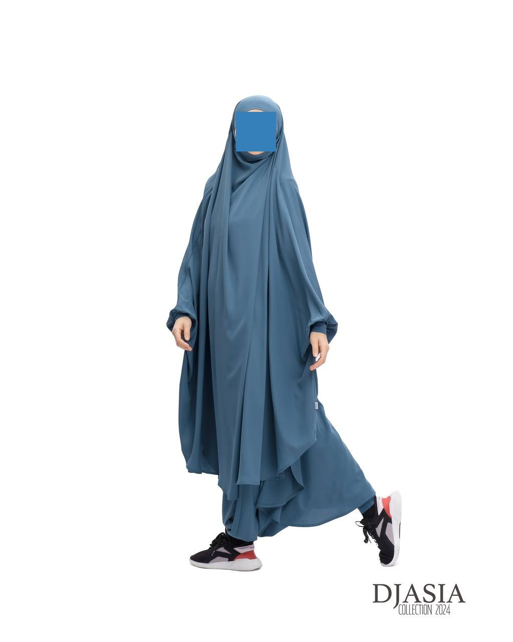 SET: Jilbab mit Hosen - Medina Seide