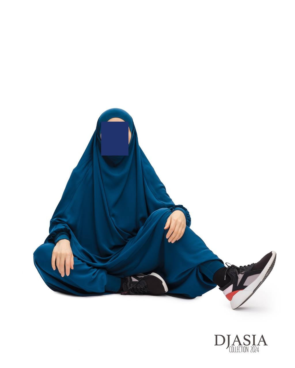 SET: Jilbab mit Hosen - Medina Seide