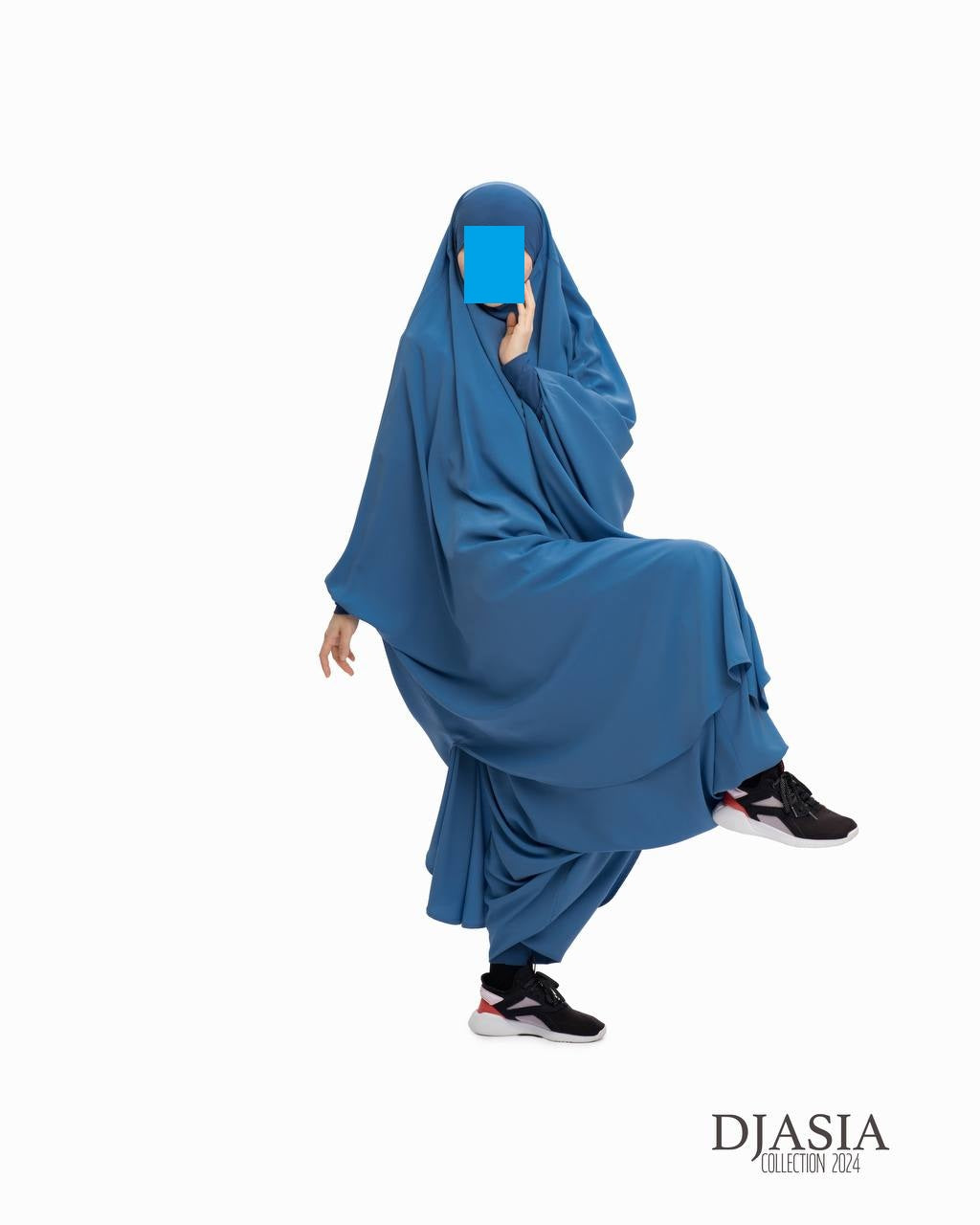 SET: Jilbab mit Hosen - Medina Seide