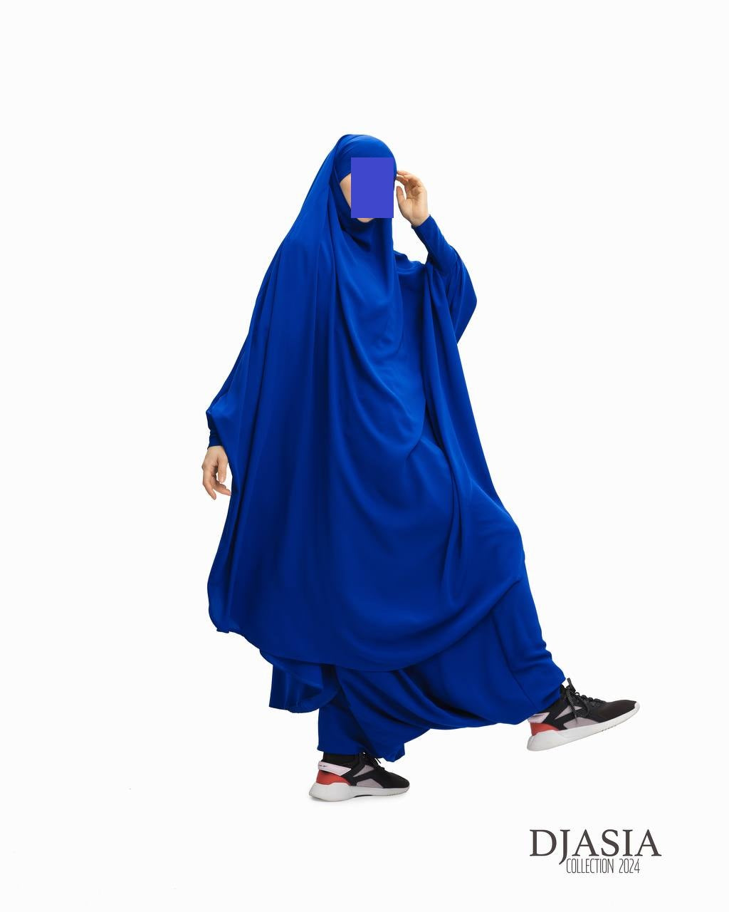 SET: Jilbab mit Hosen - Medina Seide