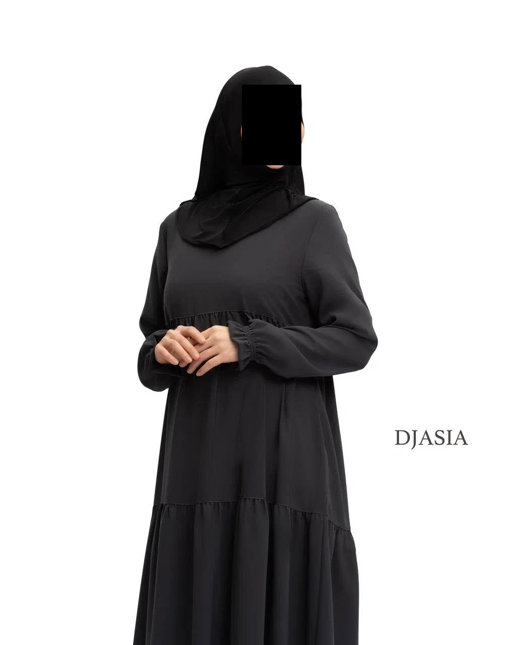 3-stufiges Kleid - Medina Seide