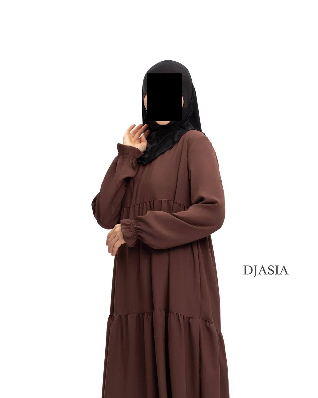 3-stufiges Kleid - Medina Seide