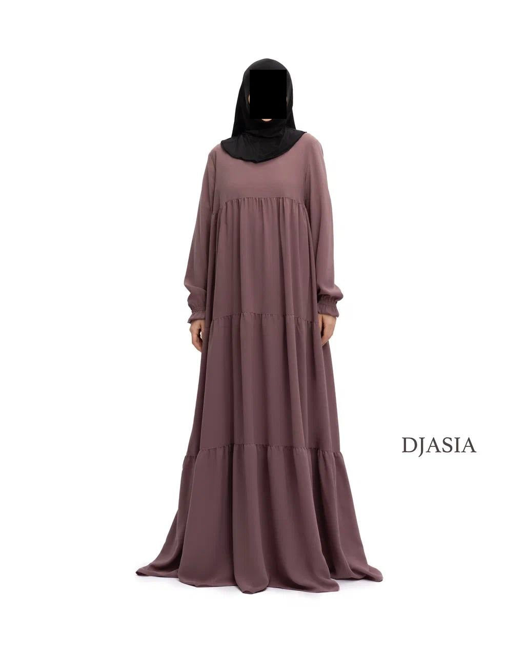 3-stufiges Kleid - Medina Seide