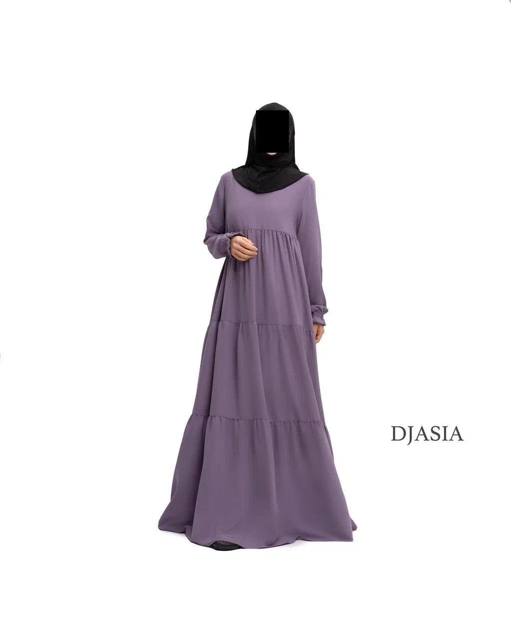 3-stufiges Kleid - Medina Seide