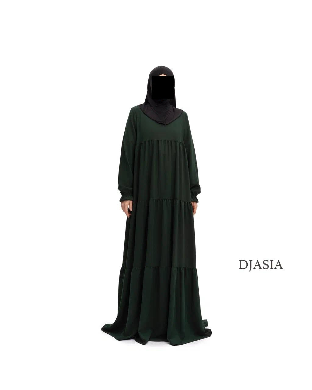 3-stufiges Kleid - Medina Seide