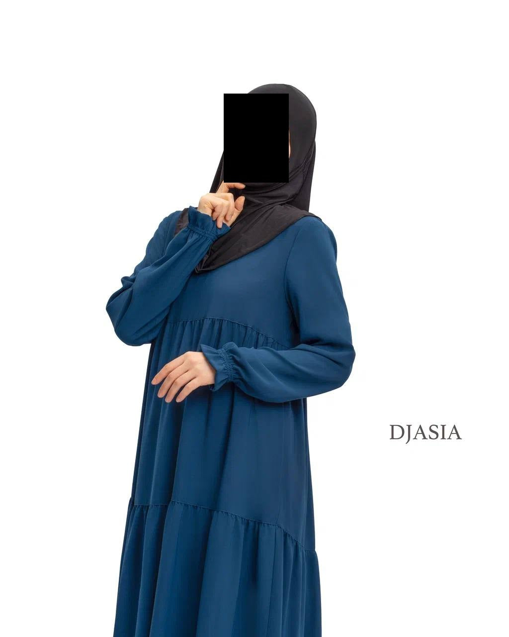 3-stufiges Kleid - Medina Seide