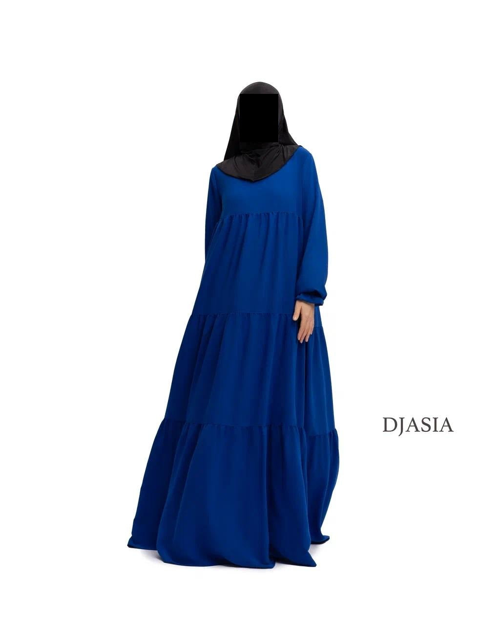 3-stufiges Kleid - Medina Seide